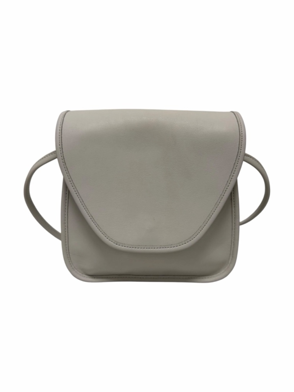 Coach Solid Off White Leather Crossbody